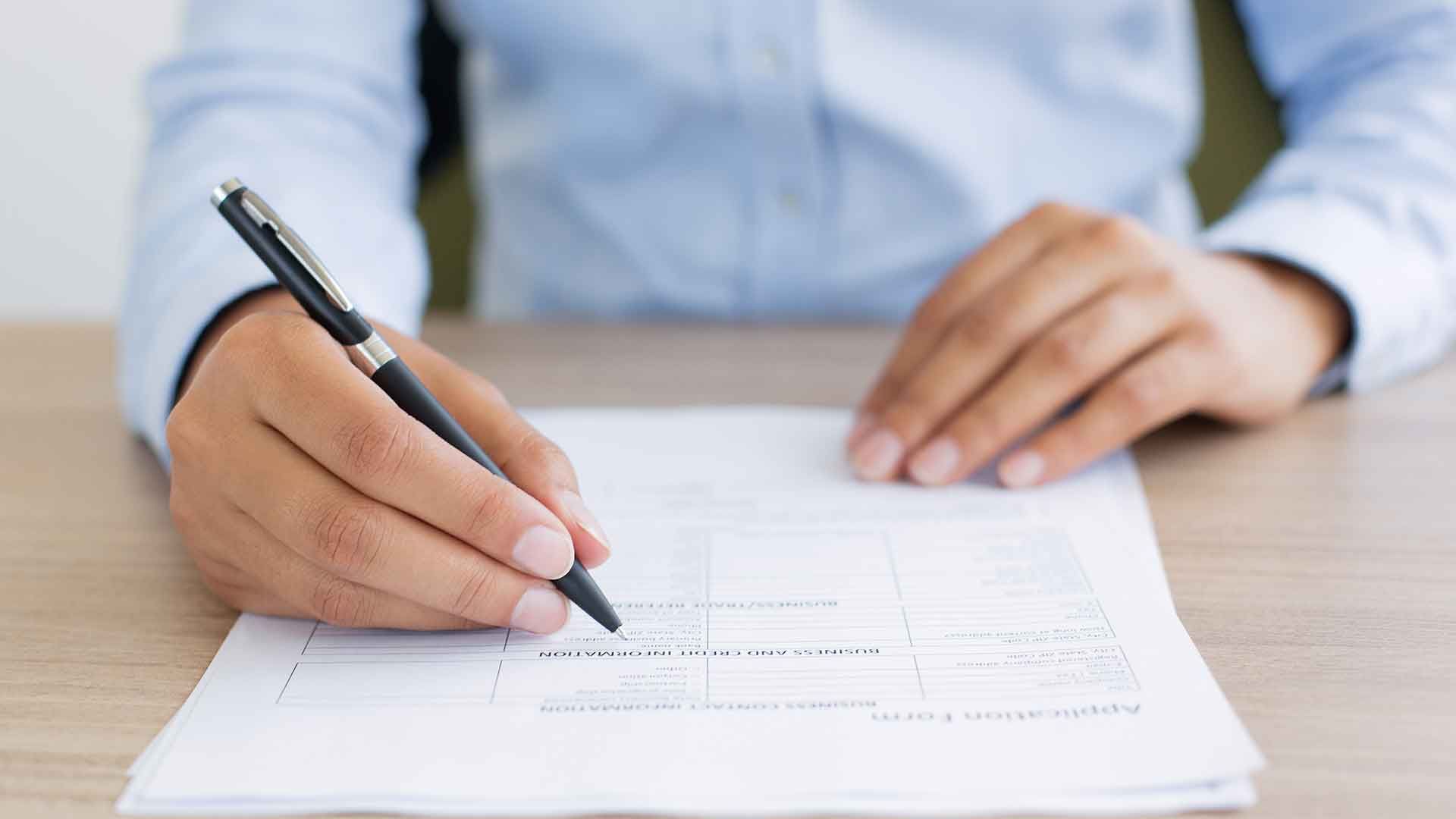 Rellenando un formulario