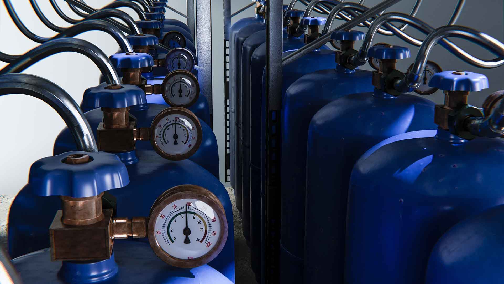 Botellas de gas