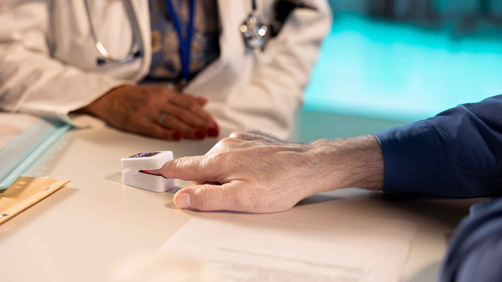 Prueba de oxigenación en sangre