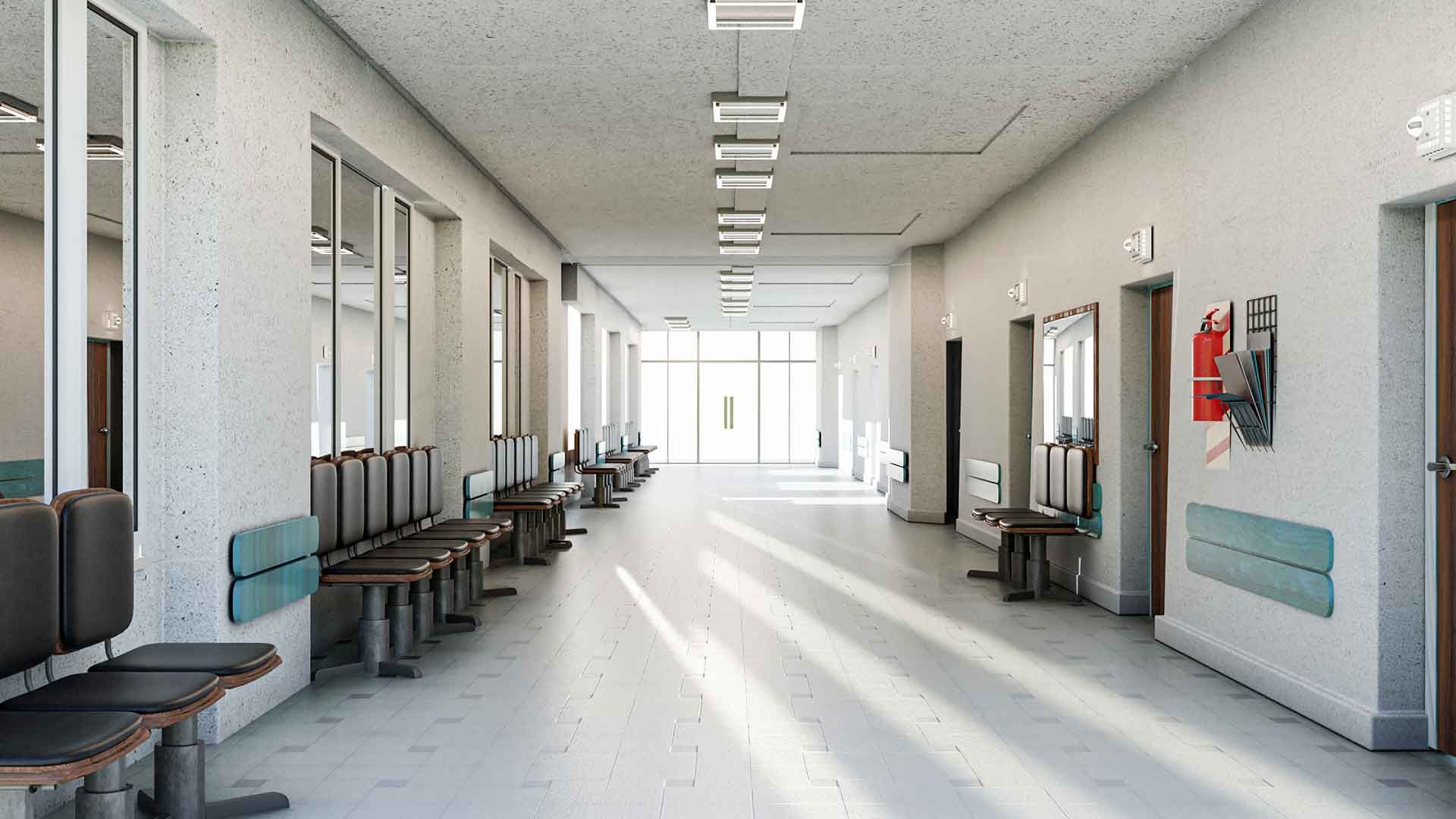 Pasillo de hospital