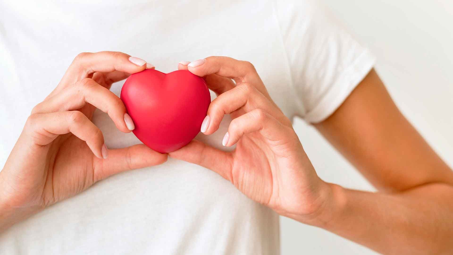 Manos con un corazón
