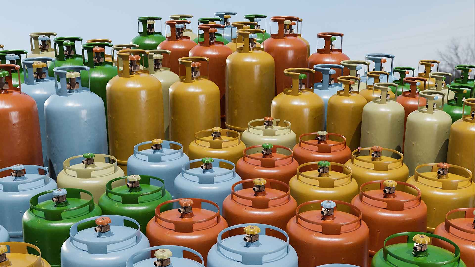 Bombonas de gas