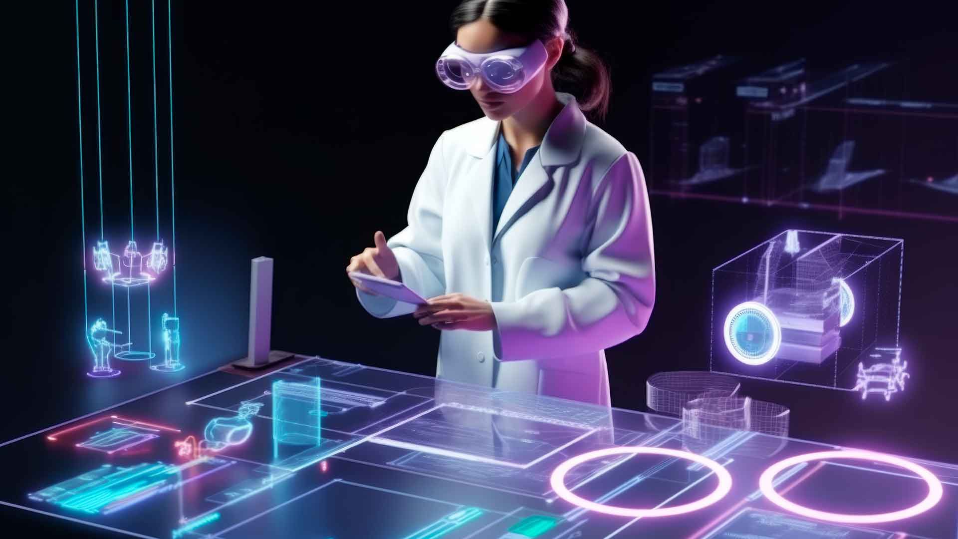 Médico investigando
