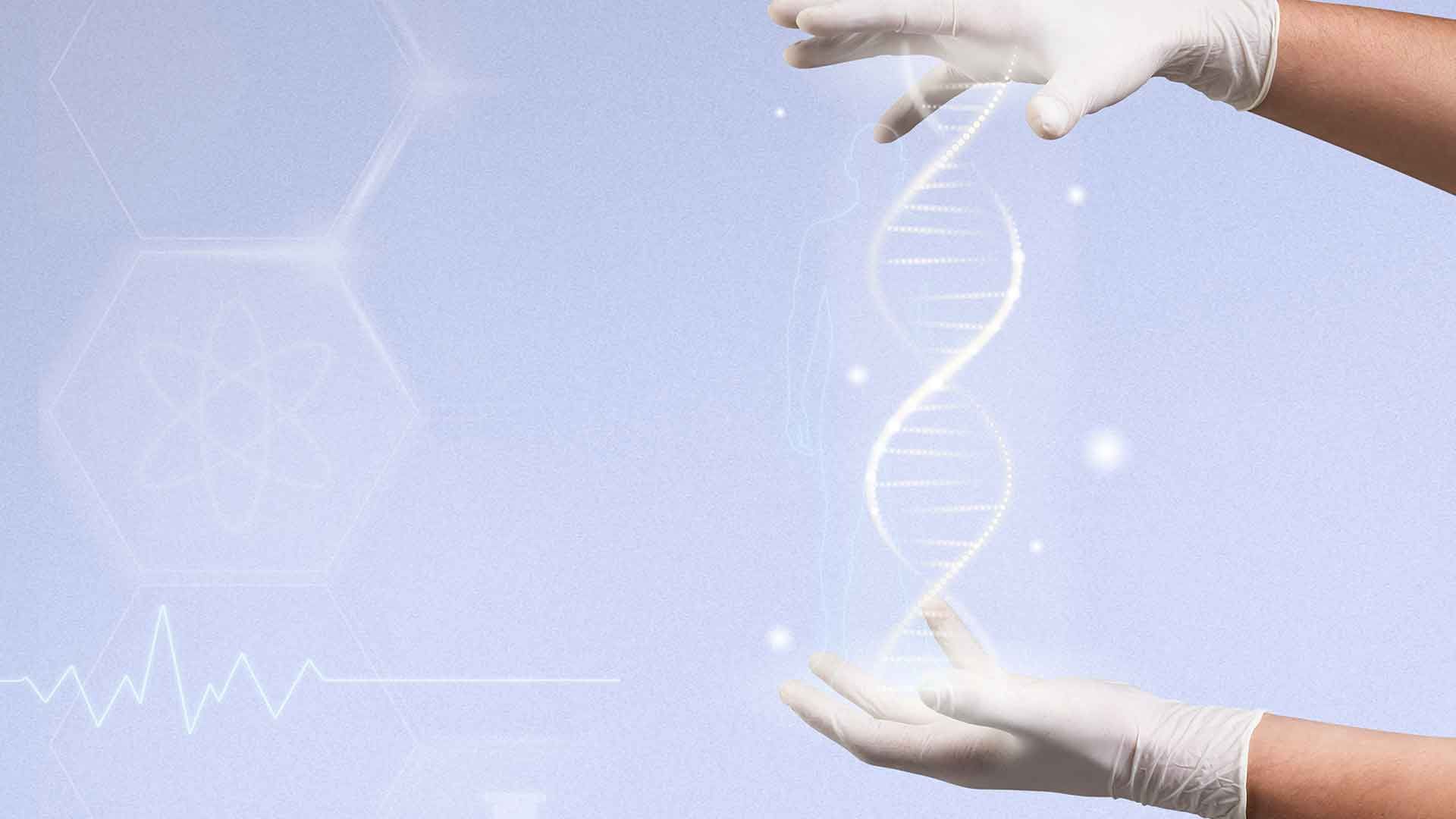 DNA en manos de un técnico