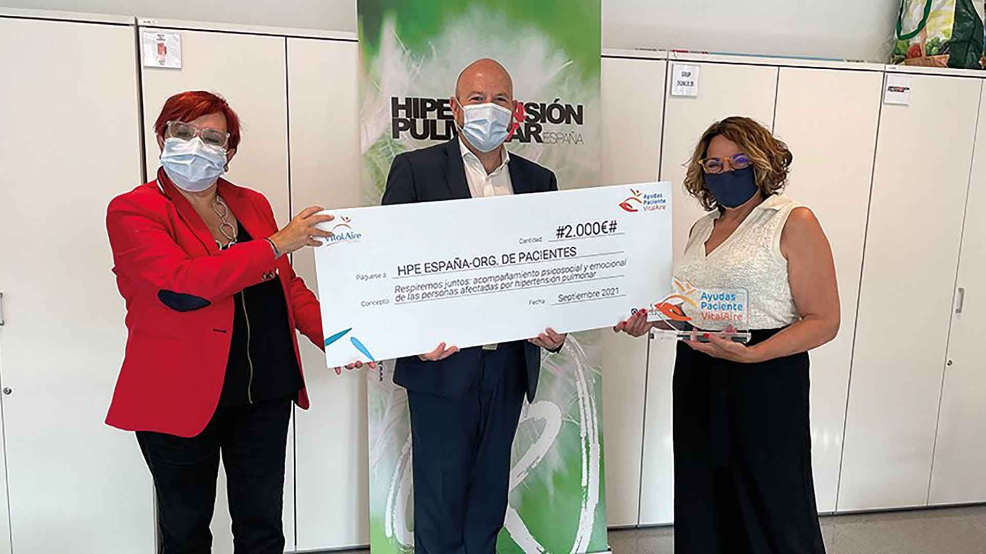 Entrega del cheque